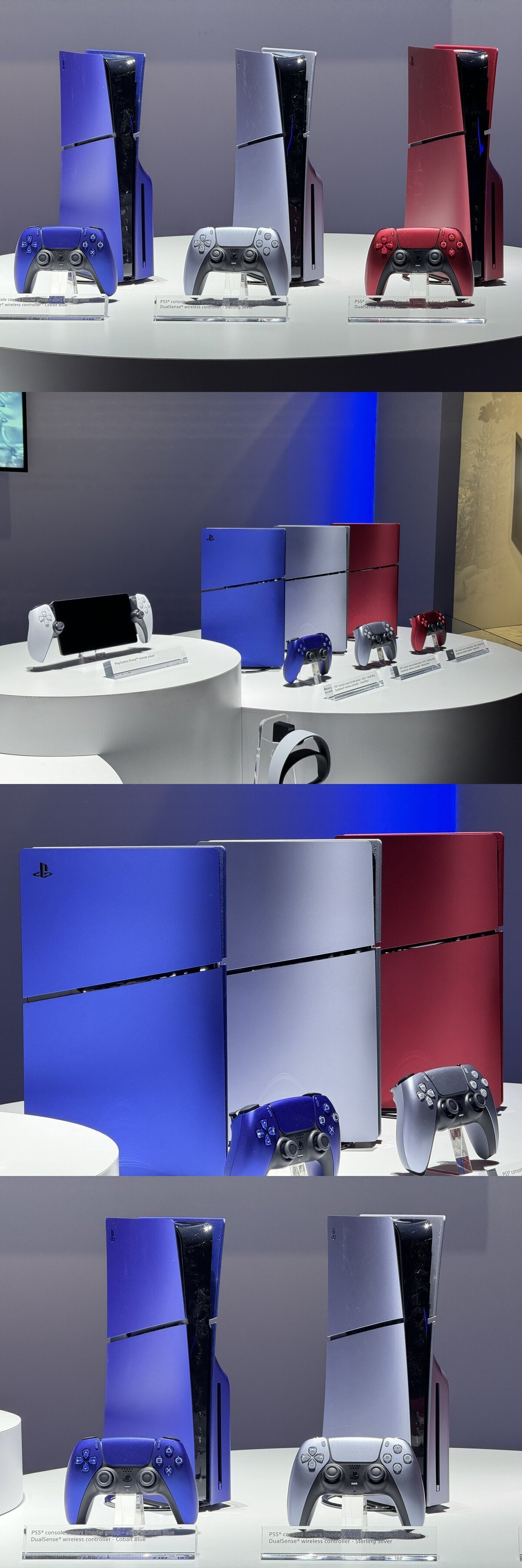 Nuevas carcasas y colores para el nuevo modelo de PS5 y el mando DualSense. #CES202