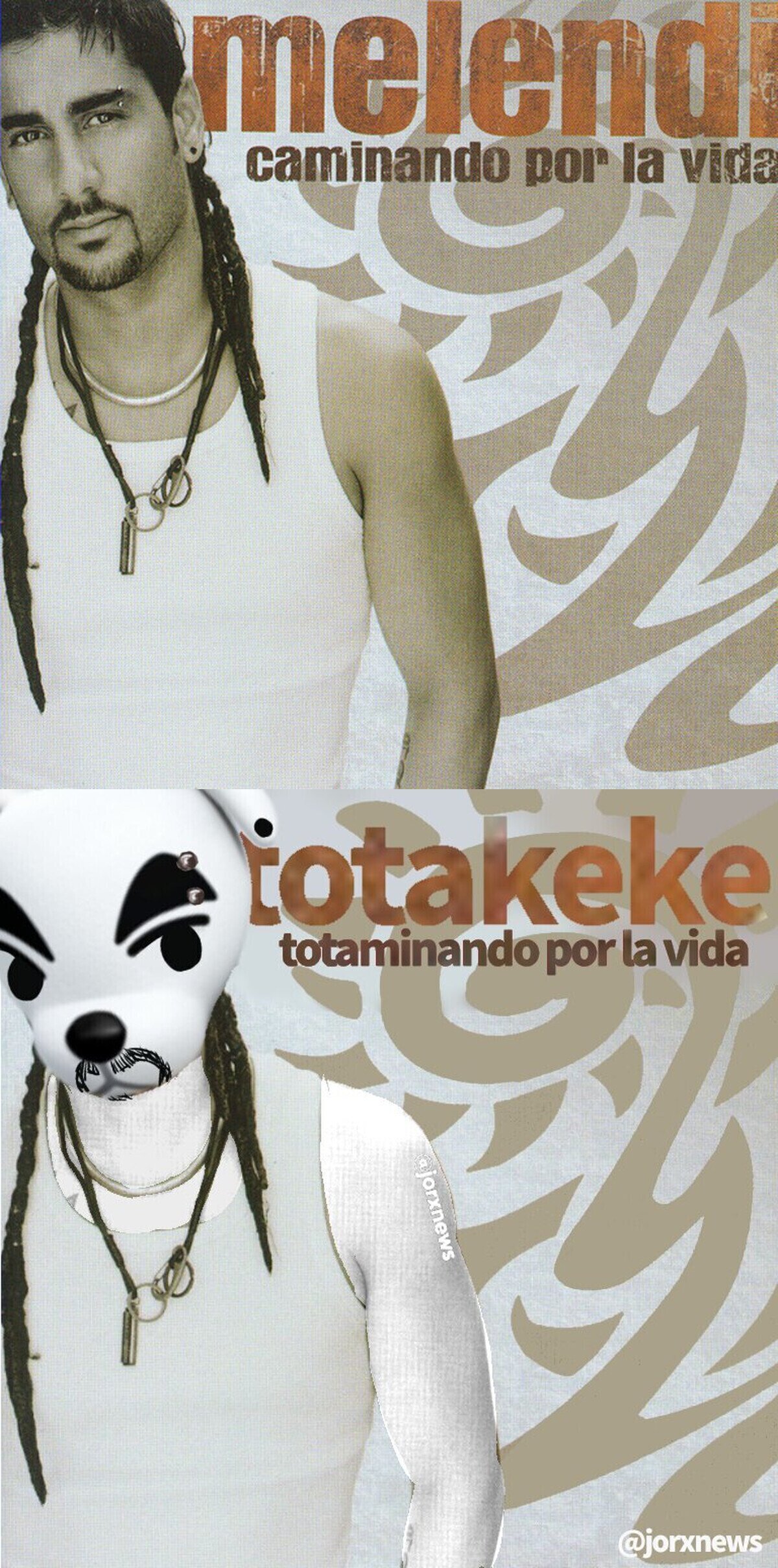 Última hora: melendi acaba de hacer colaboración con totakeke de animal crossing
