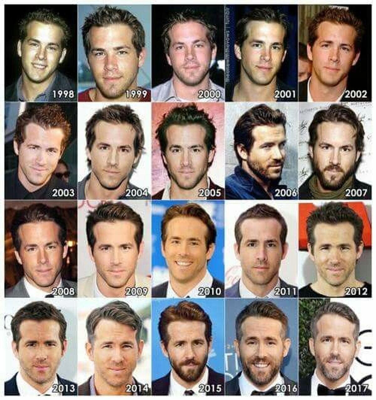 Para Ryan Reynolds desde el 2002 al 2017 solo pasó 1 año