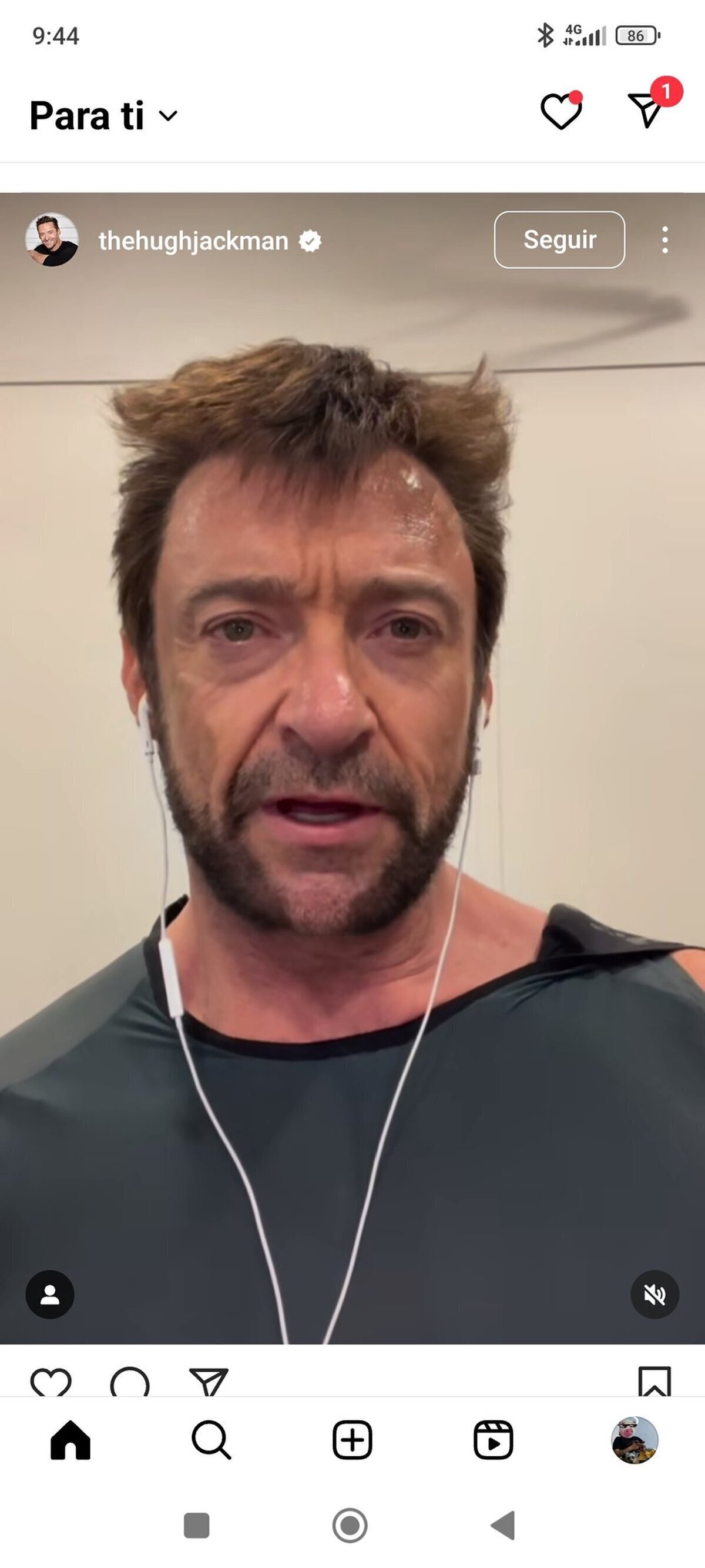 Hugh Jackman se está Pablomotorizando?