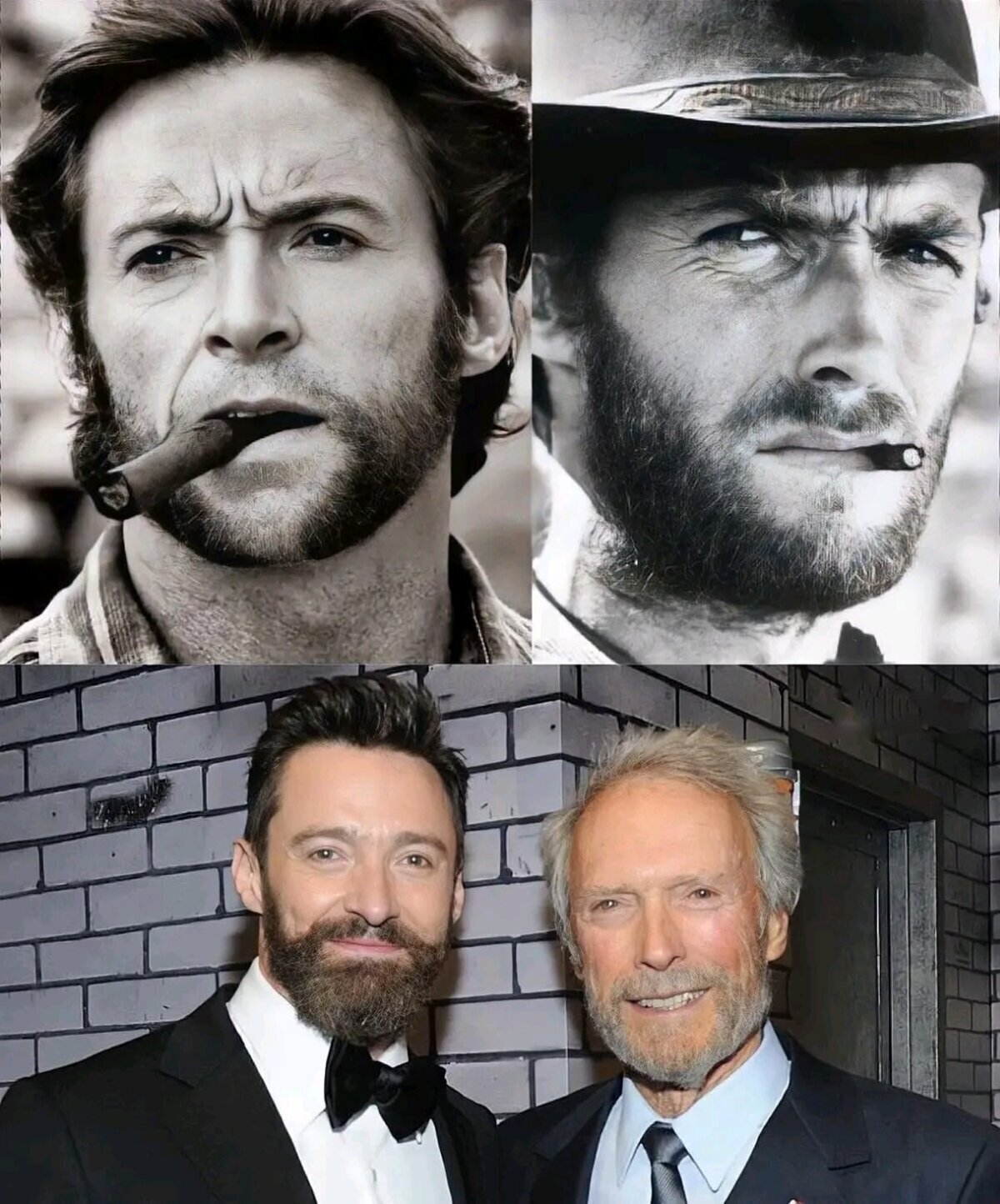 Clint Eastwood y Hugh Jackman. Hubiera sido el Lobezno de su época.