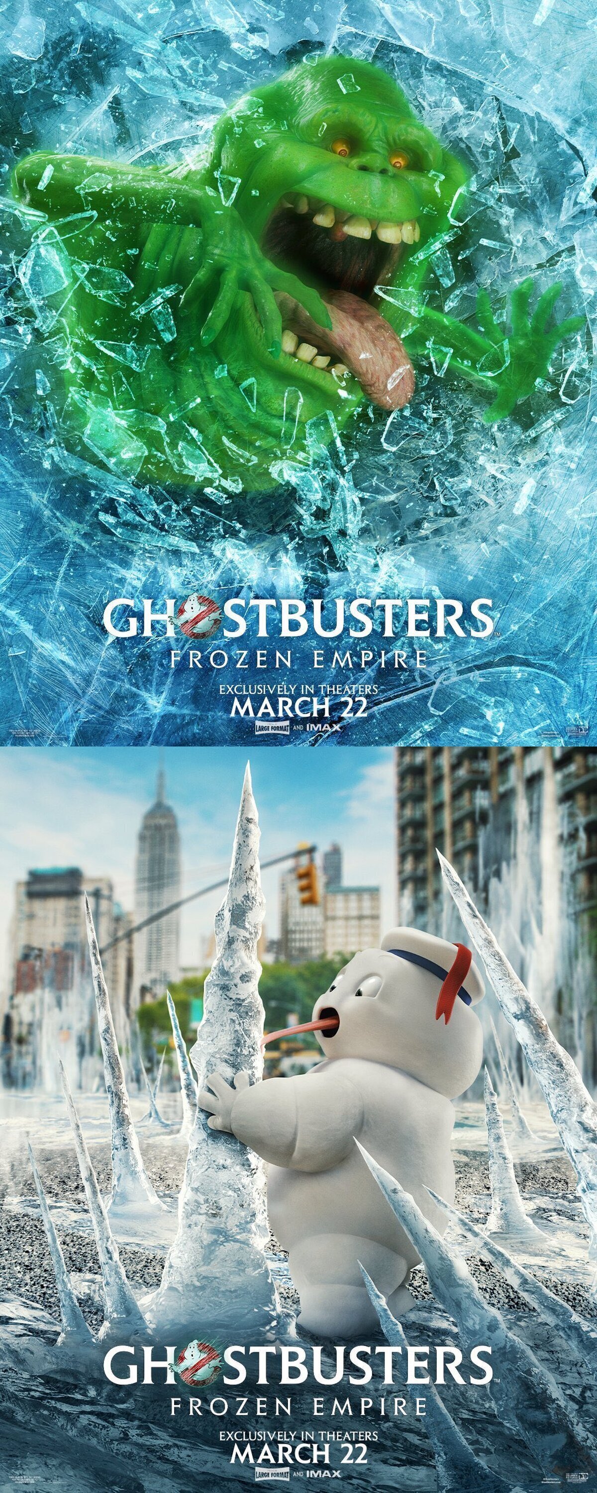 Nuevos pósters de 'GHOSTBUSTERS: FROZEN EMPIRE'.Estreno en cines el 22 de marzo