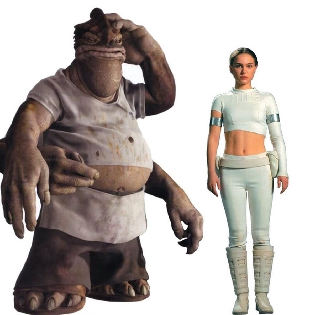 ¿A qué personaje de Star Wars le queda mejor un crop top blanco? 