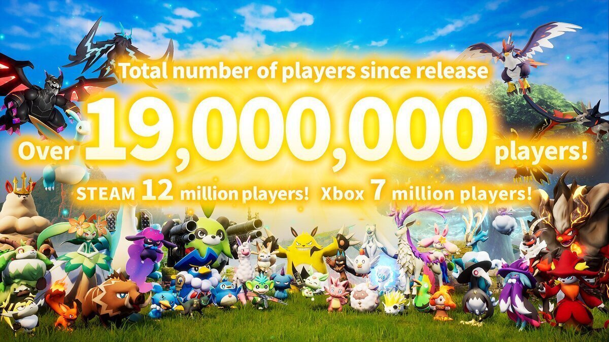 ¡IMPRESIONANTE! #Palworld logra conquistar a 19 millones de jugadores en tiempo récord