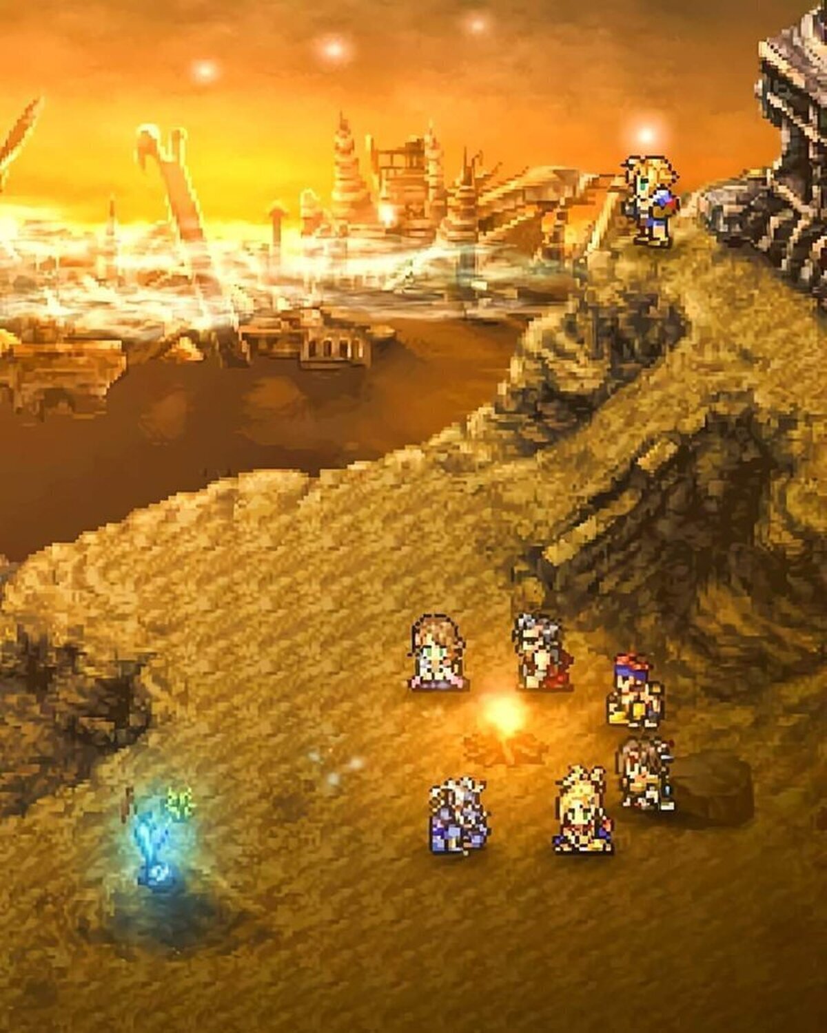 Versión pixelada de Final Fantasy X