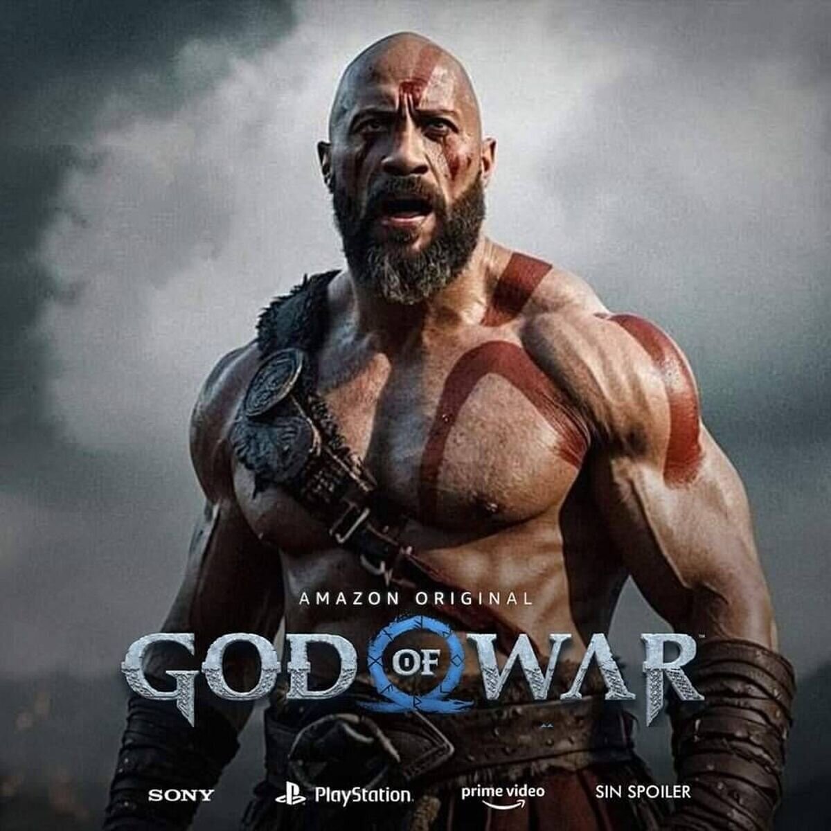 Te gustaría ver a Dwayne Johnson interpretando a Kratos en la serie de God Of War?