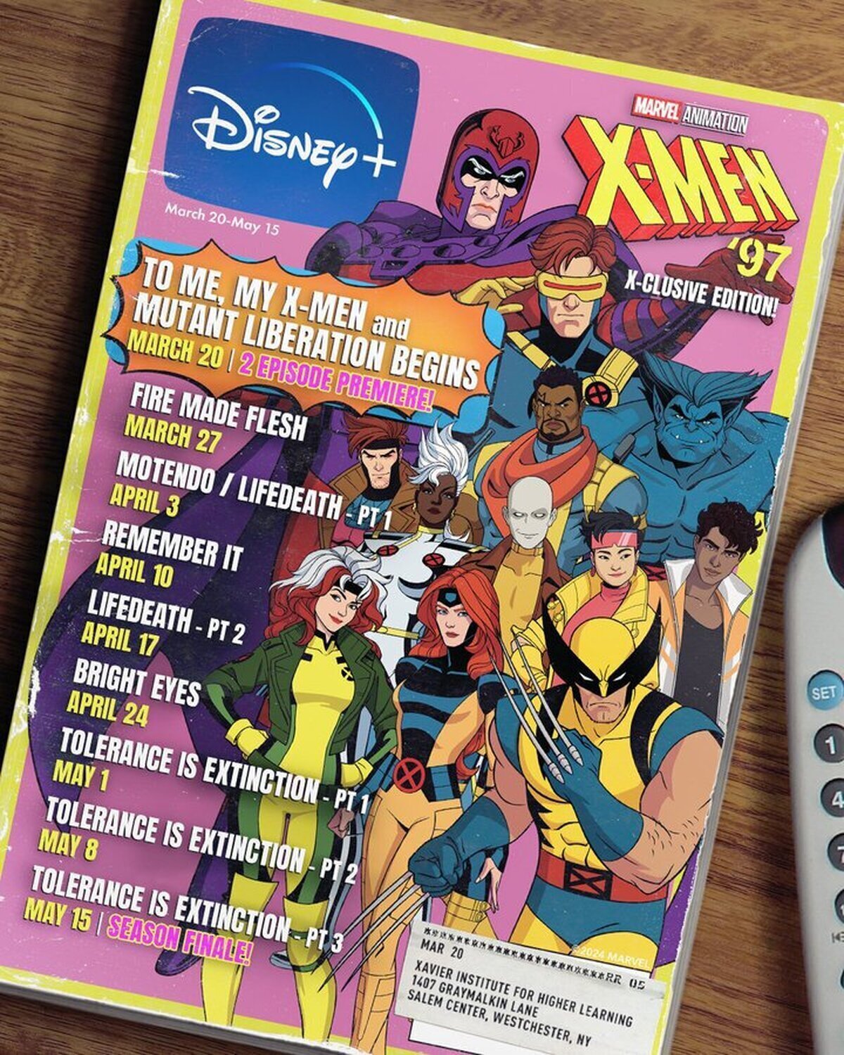 ¡Calendario de estreno de todos los episodios de X-Men 97!