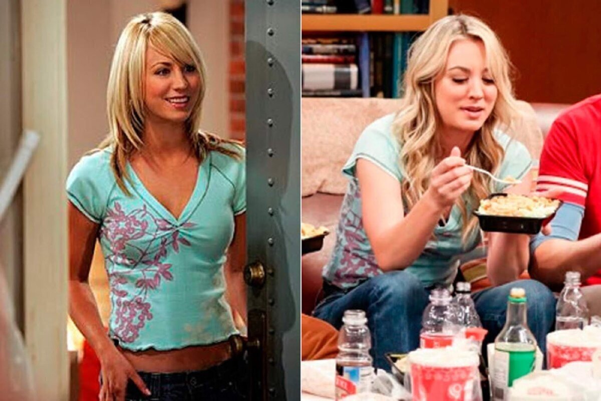 Penny usó la misma camiseta en el primer capítulo y último de la serie