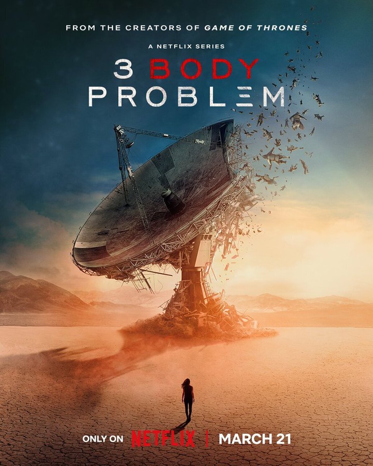 Primer póster oficial de '3 Body Problem' de los creadores de Juego De Tronos