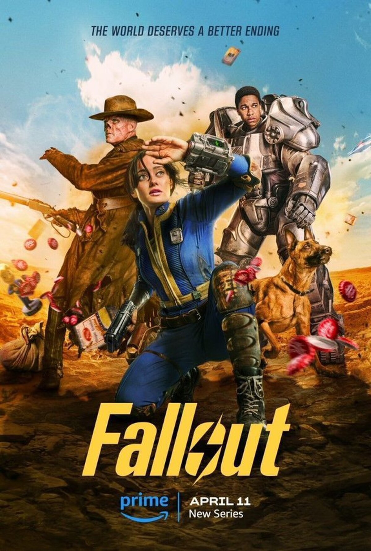 Nuevo póster de Fallout. Todos los episodios se estrenarán el 11 de abril en Prime Video