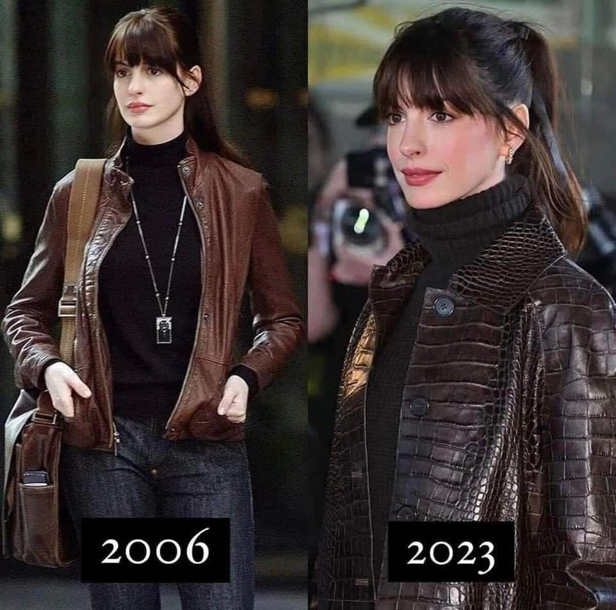 Anne Hathaway 2006 vs 2023, necesitamos saber su secreto