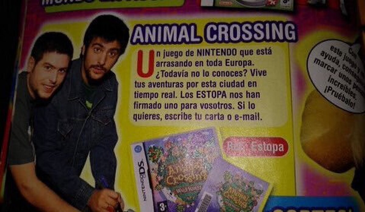 Vengo a recordar que hay alguien que tiene una copia de Animal Crossing con la firma de estopa, por 