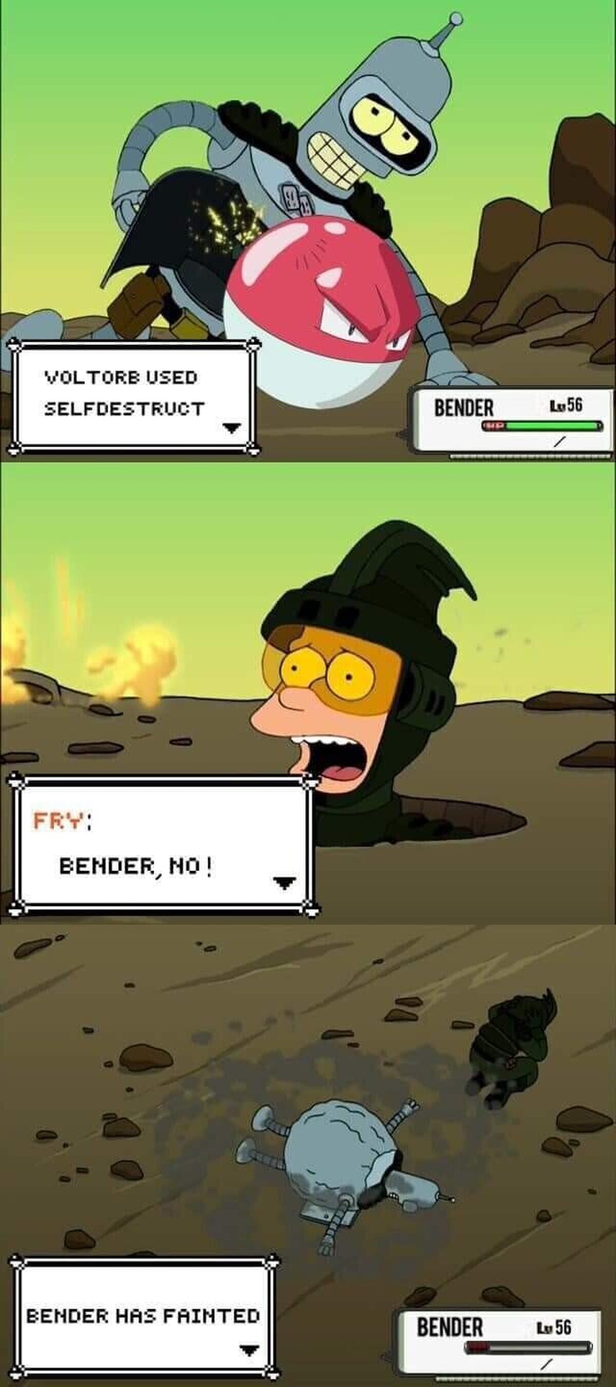 Grande Bender salvando a su amigo