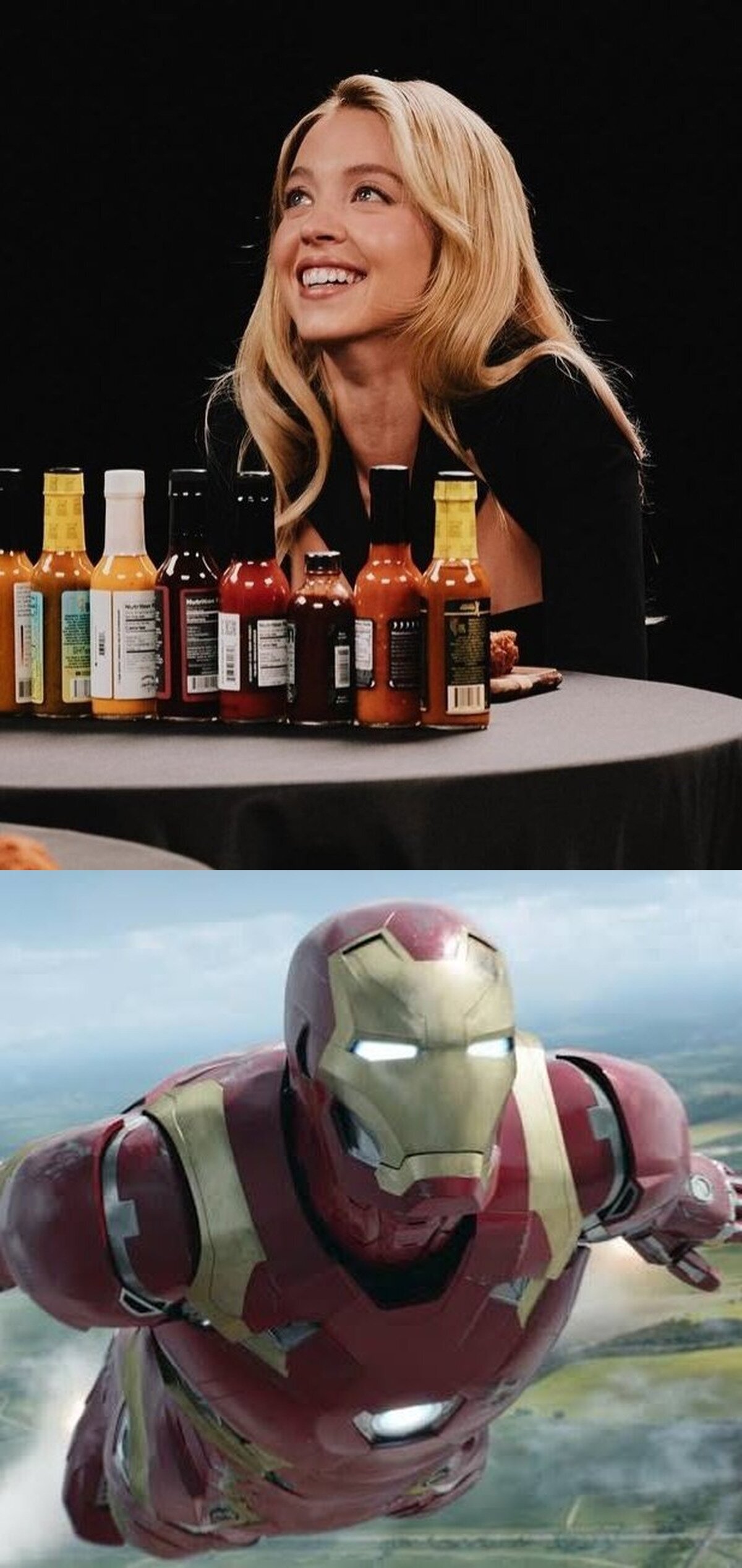 Que preferirías...¿Casarte con Sydney Sweeney o el traje de Iron Man?