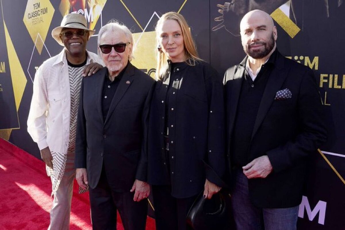 "Pulp Fiction" cumple este año 30 años de su estreno en cines. El elenco se reunió ayer para celebrarlo.