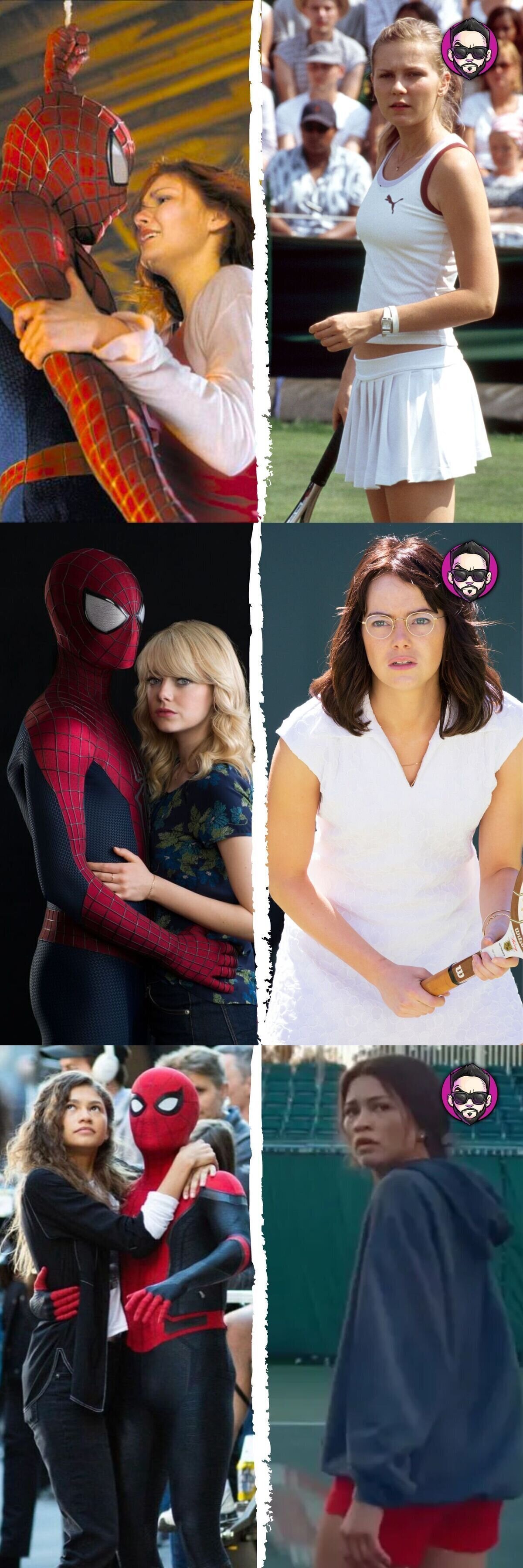 Dato curioso: Las actrices que interpretaron a una pareja principal de SpiderMan terminaron protagonizando una película de tenis