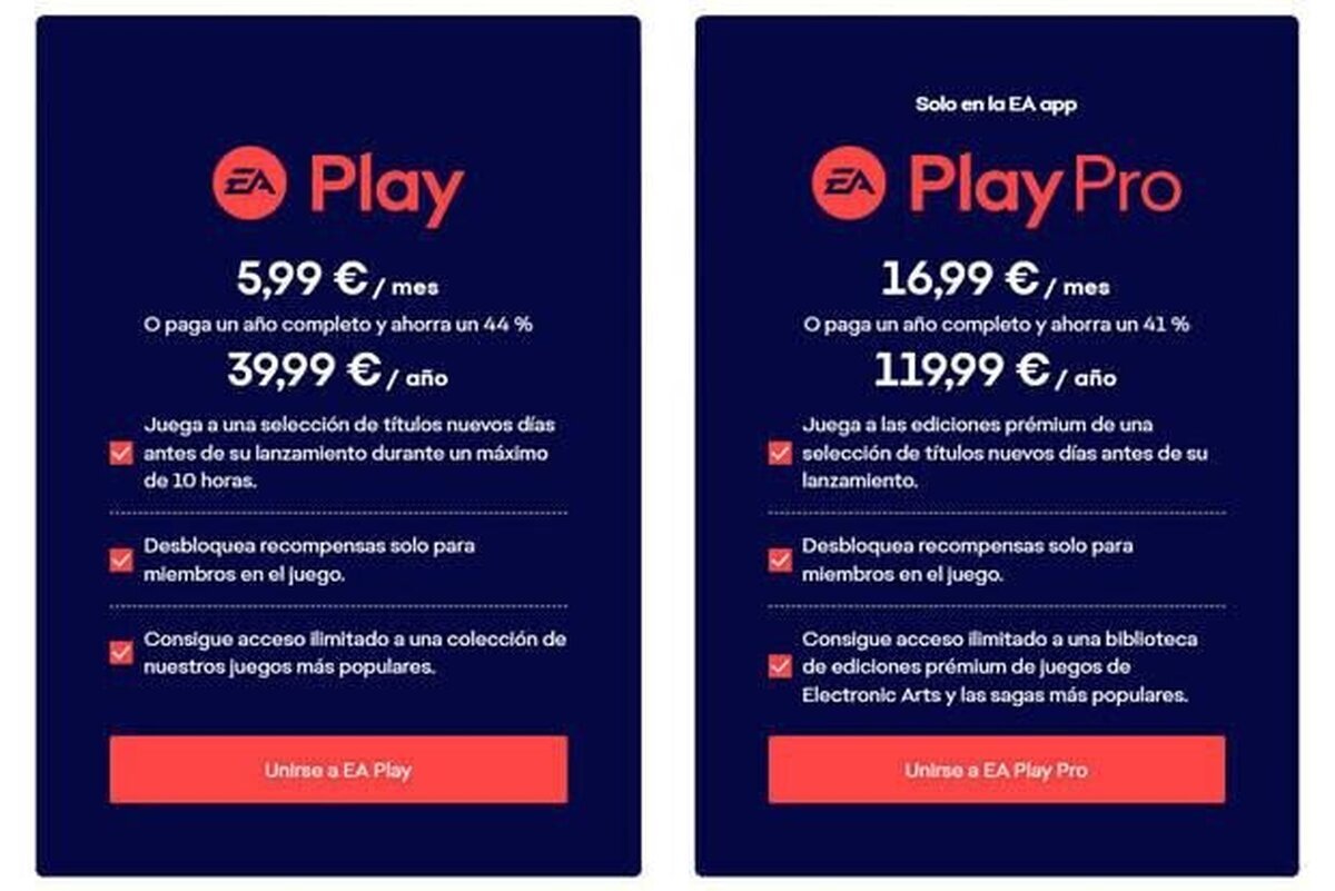 Electronic Arts sube de precio la suscripción de EA Play