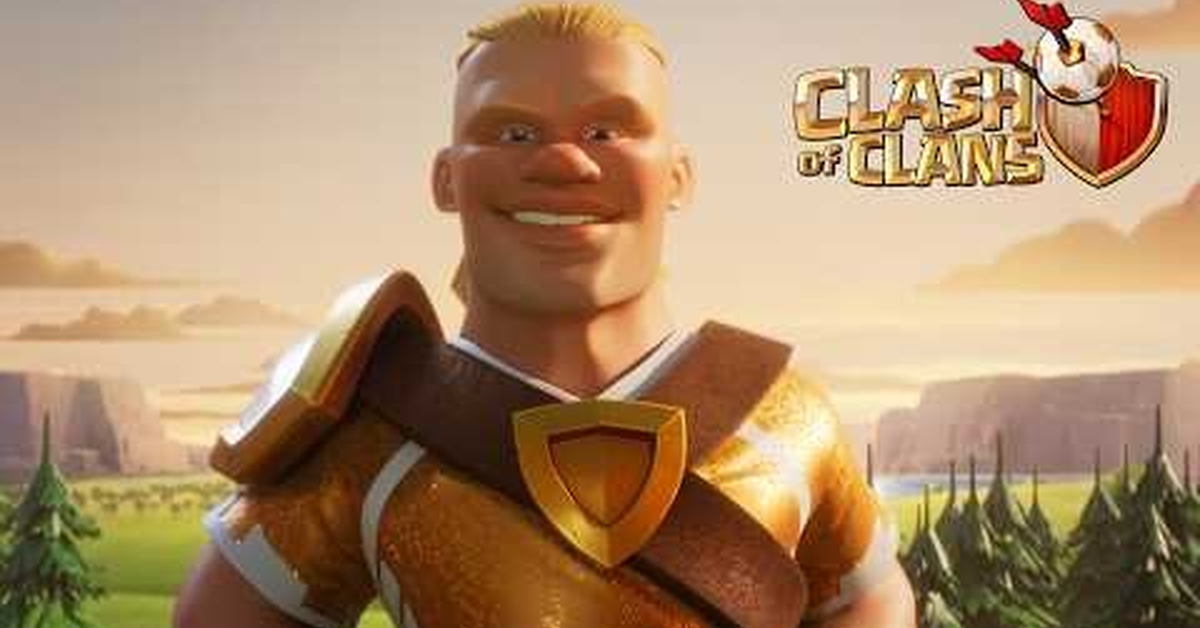 Erling Haaland se convierte en un personaje de Clash of Clans