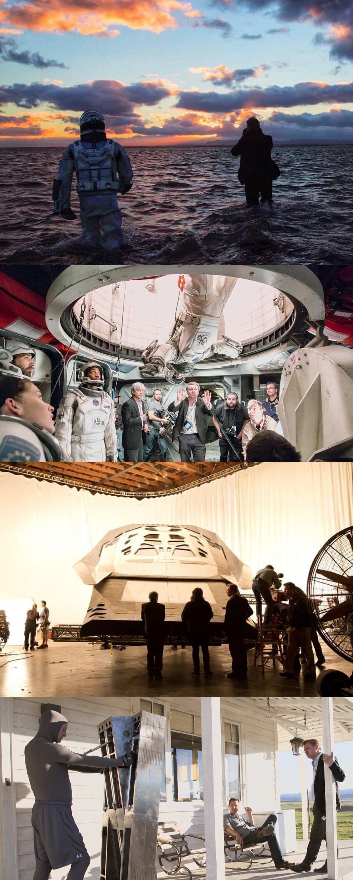 Fotos del rodaje de “Interstellar”. Alucinaréis con algunos de los escenarios que eran reales y todos pensaríamos que estaban hechos con CGI.