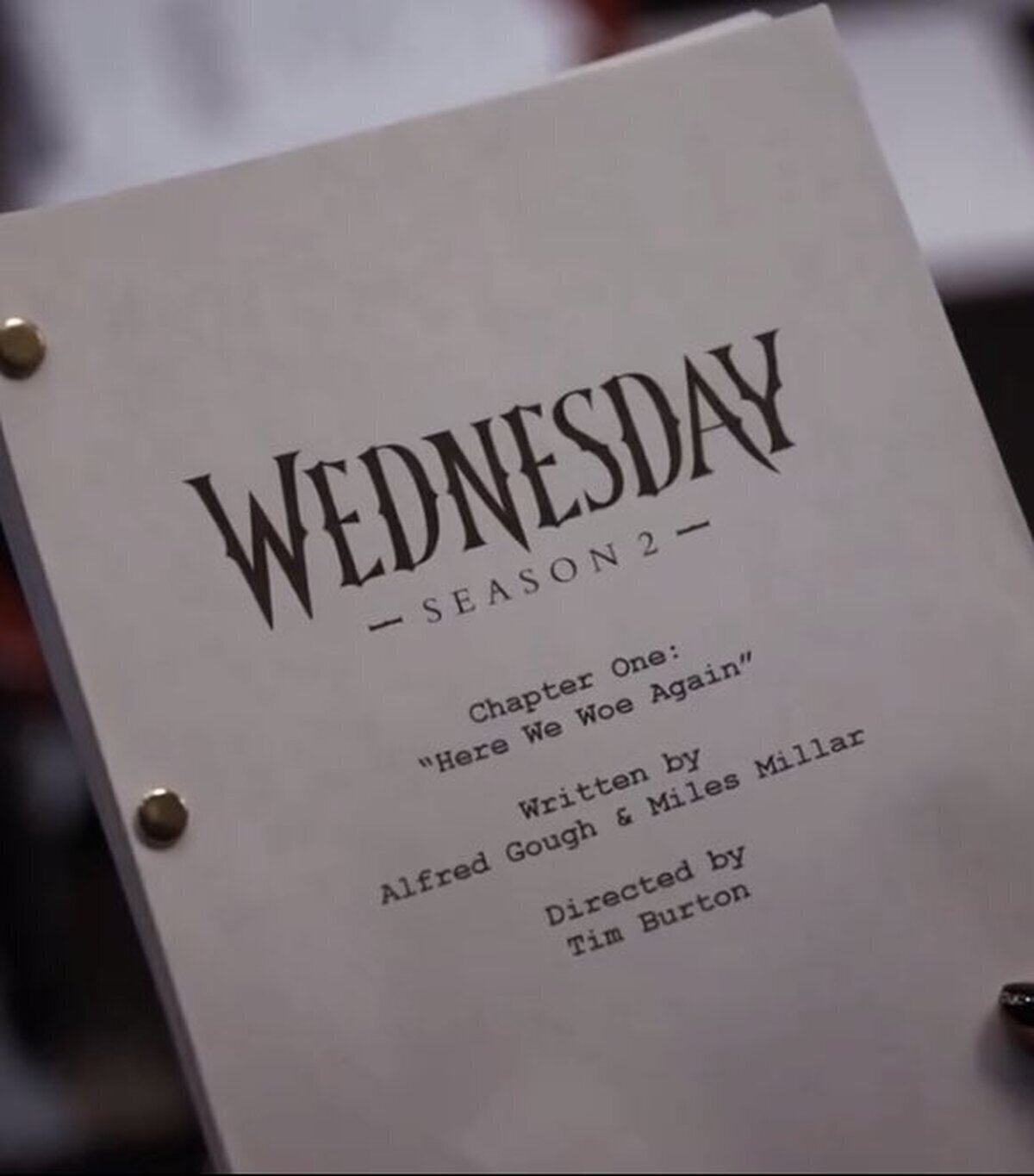 La segunda temporada de 'WEDNESDAY' para #Netflix ha comenzado a filmarse.Tim Burton volverá a dirigir el primer episodio.