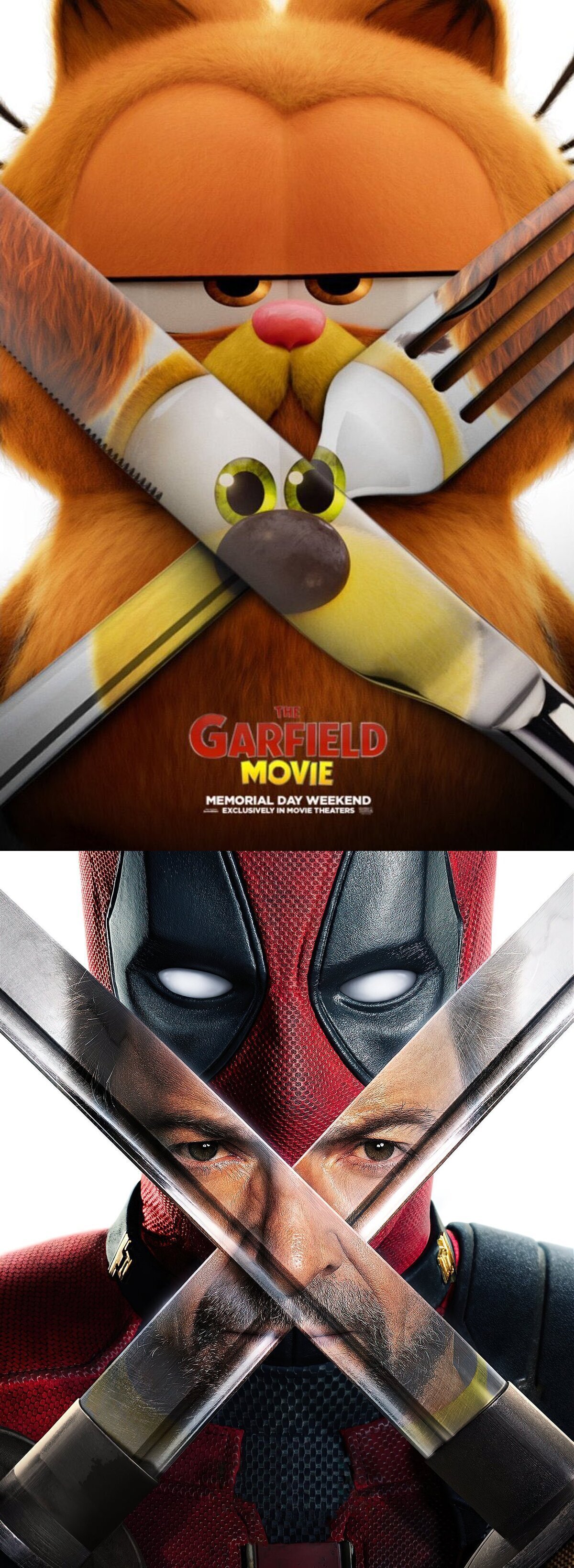 Nuevo poster de Garfield a lo Deadpool