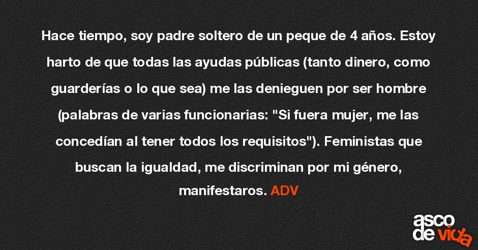 Hace tiempo soy padre soltero de un peque de 4 a os. Estoy harto