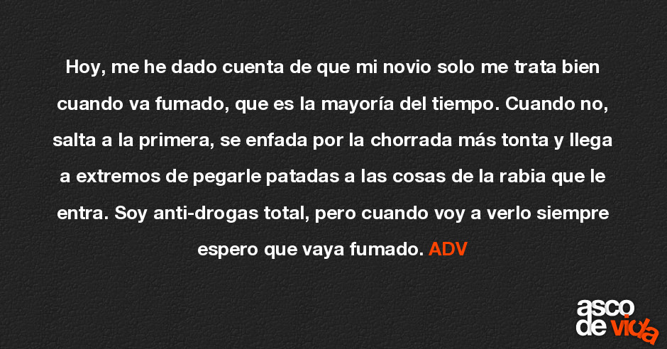Hoy, me he dado cuenta de que mi novio solo me trata bien cuando va fu... Hoy, me he dado cuenta de que mi novio solo me trata bien cuando va fu...
