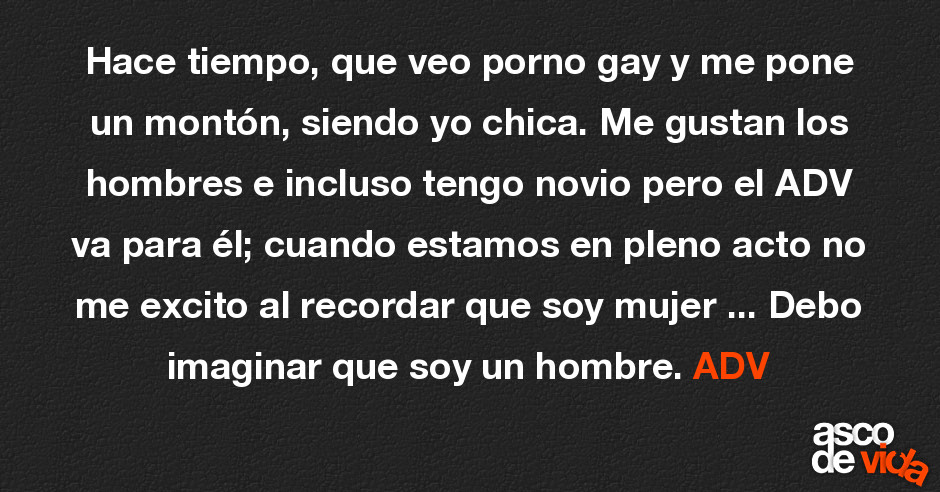 Porque No Me Excito Soy Hombre