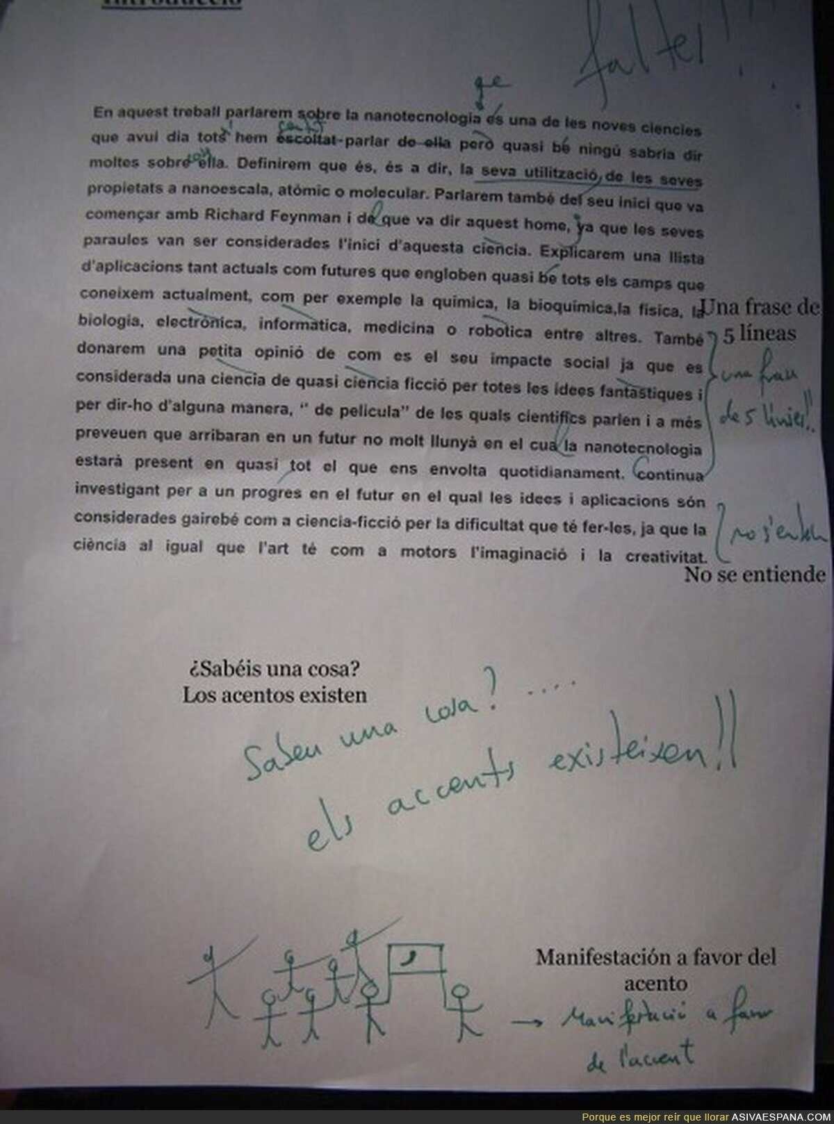 PROFESORES - Y su cruel forma de corregir.