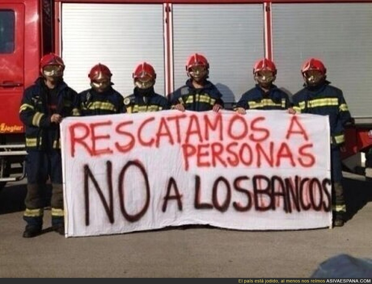 BOMBEROS - Sólo rescatan a quien lo merece