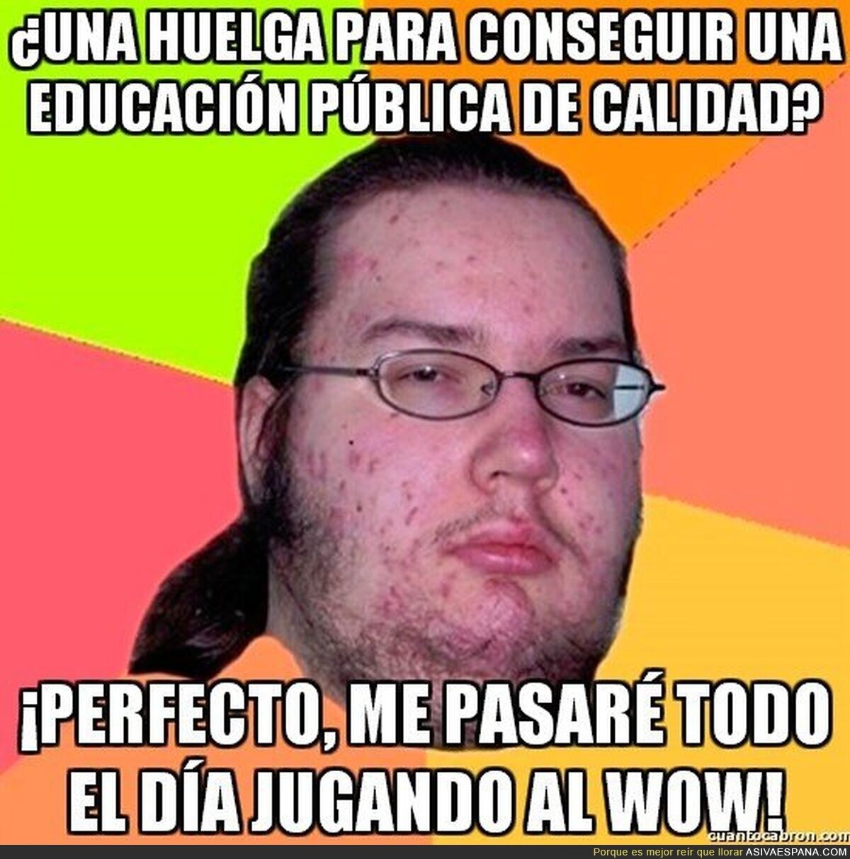 Si es que nadie se toma las clases en serio...