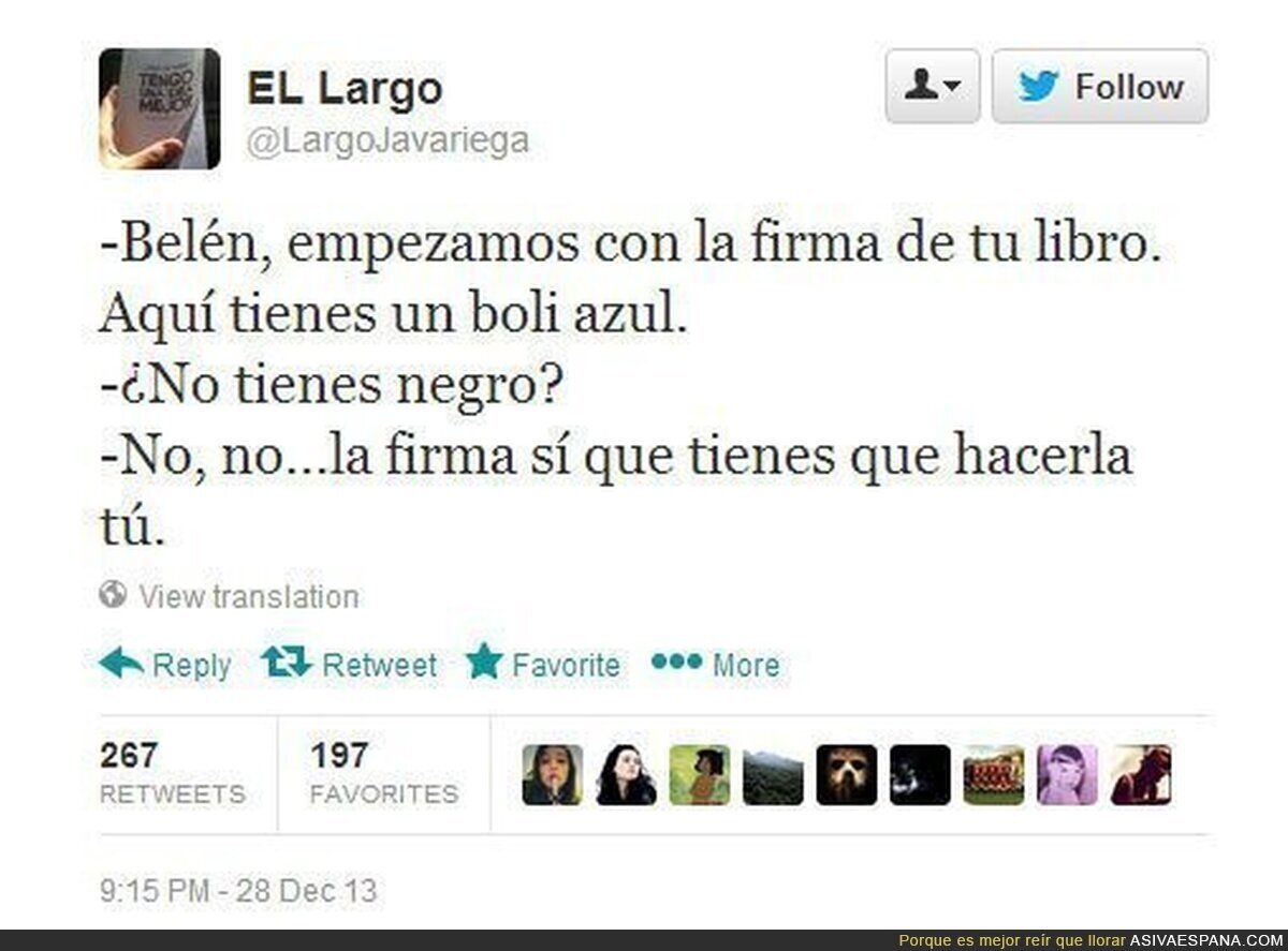 A firmar se ha dicho por ‏@LargoJavariega