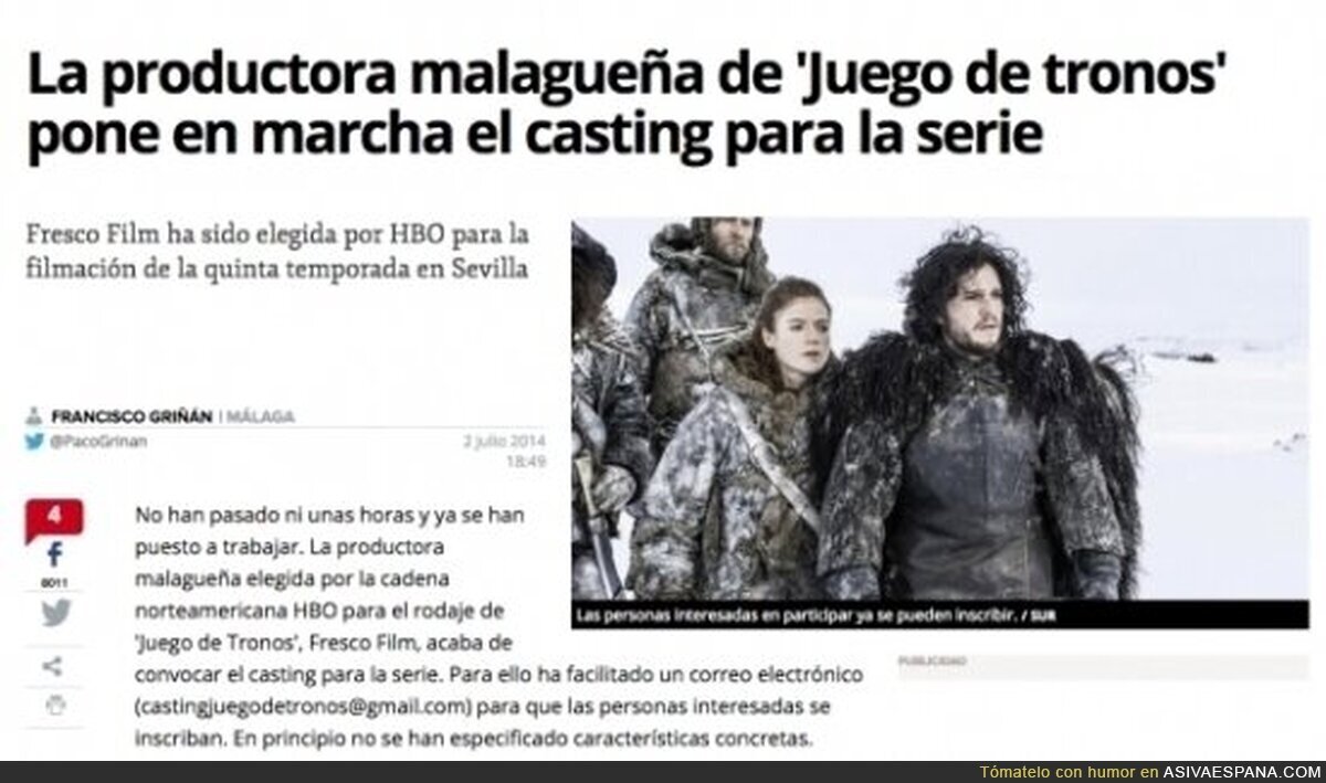 Adiós mamá, adiós papá... - Yo nacía para ser del Dorne