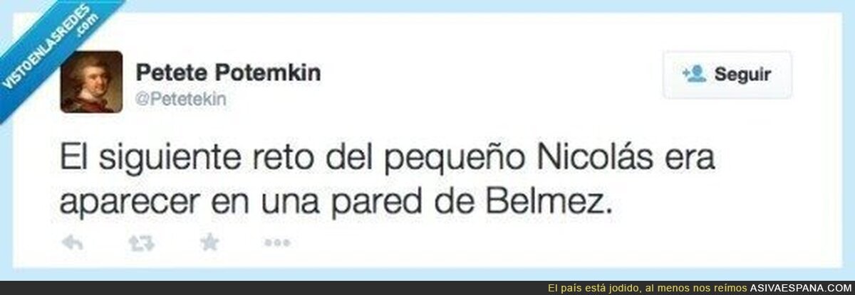 Es imposible no enamorarse del pequeño Nicolás, por @Petetekin