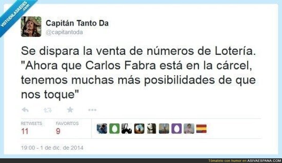 Este año fijo que me toca por @capitantoda