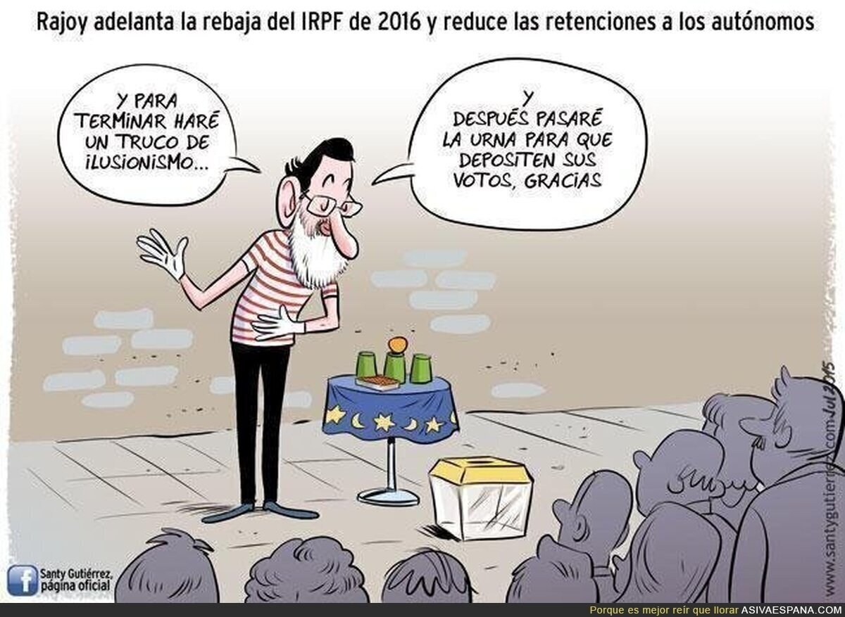 Ilusionismo nivel Rajoy