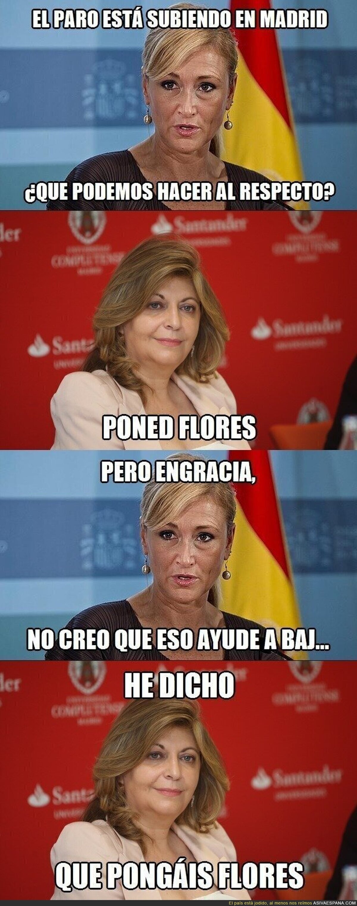 Engracia Hidalgo y sus medidas antiparo