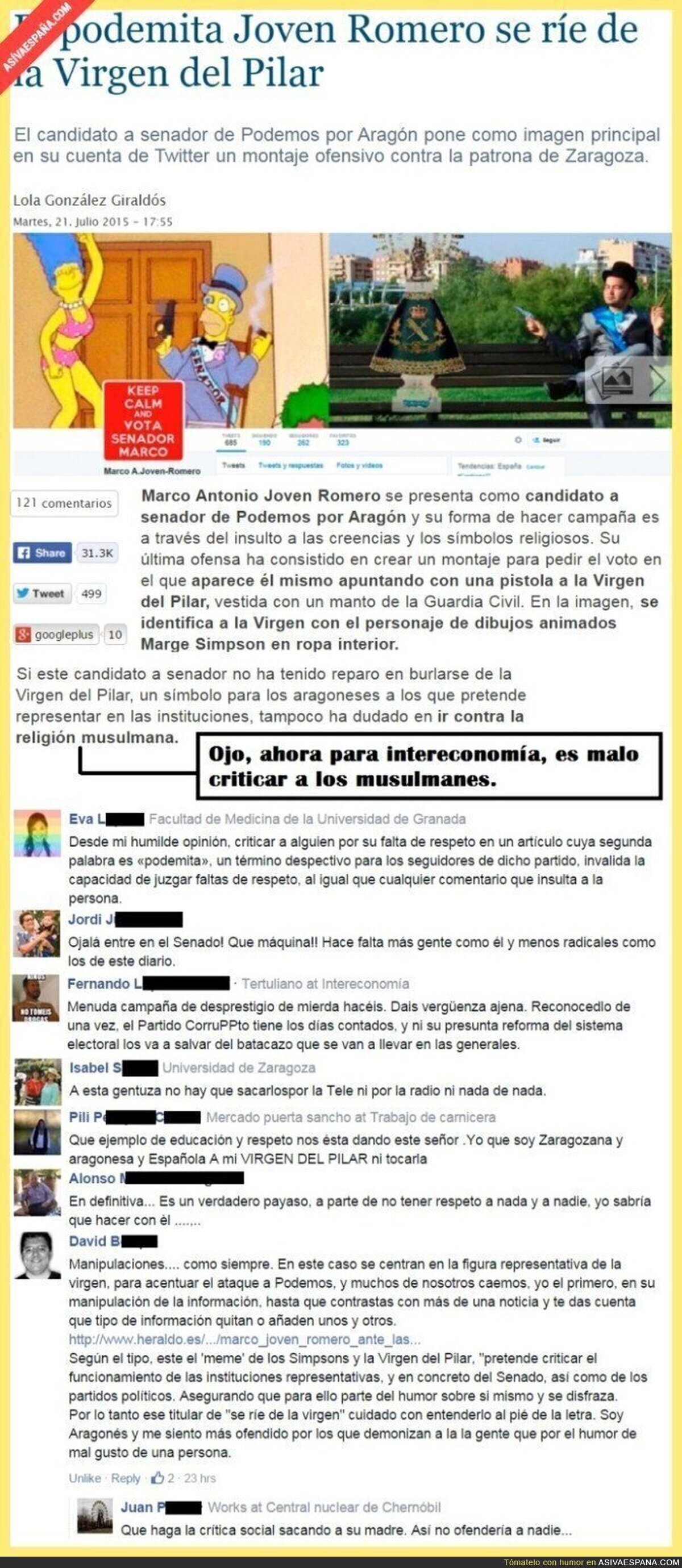 Intereconomía como siempre, sacando cosas de contexto