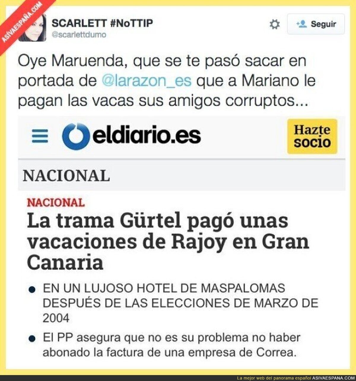 El típico olvido sin querer de La Razón y muchos más medios...