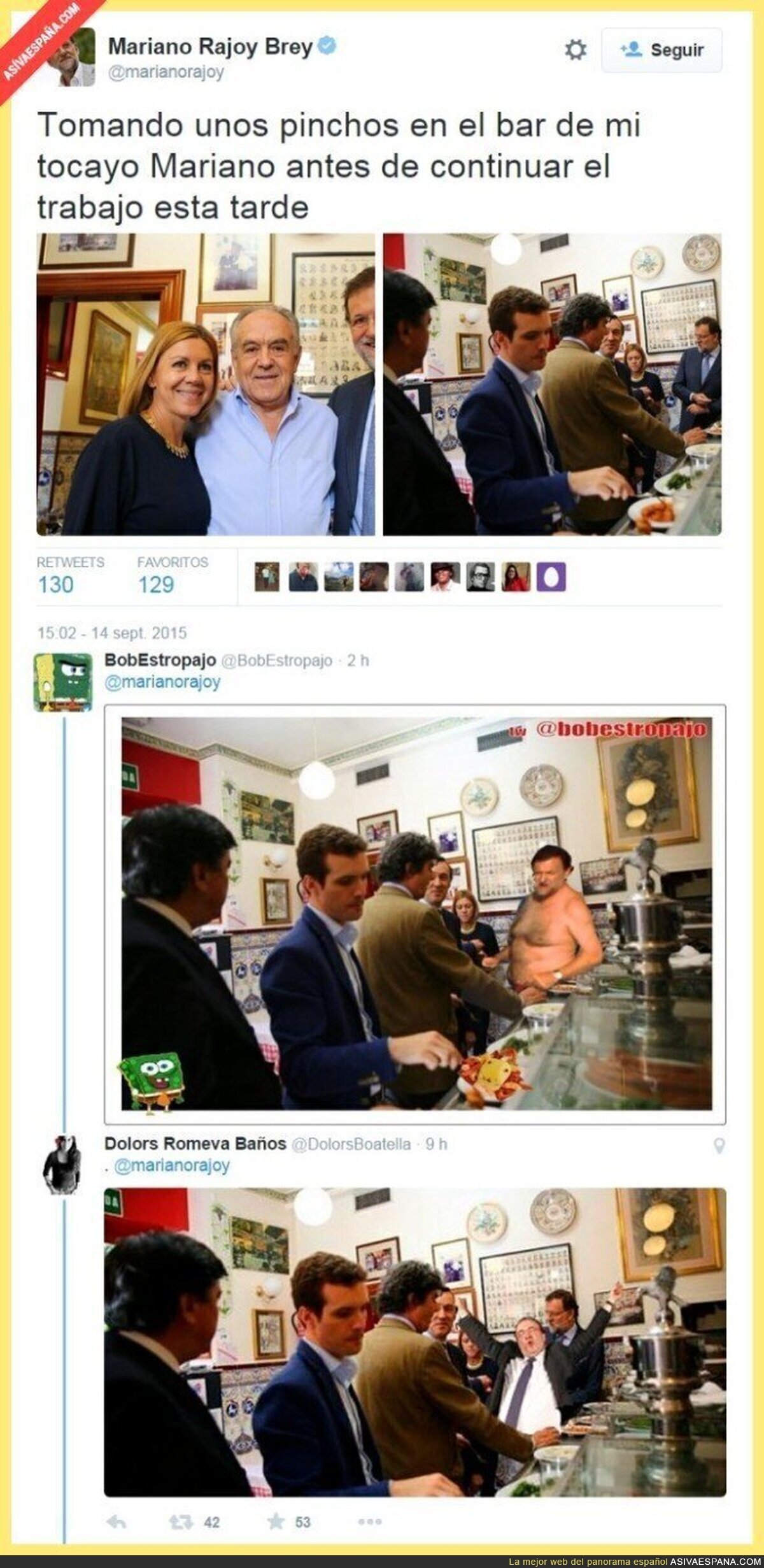 Las tapitas del tocayo Mariano
