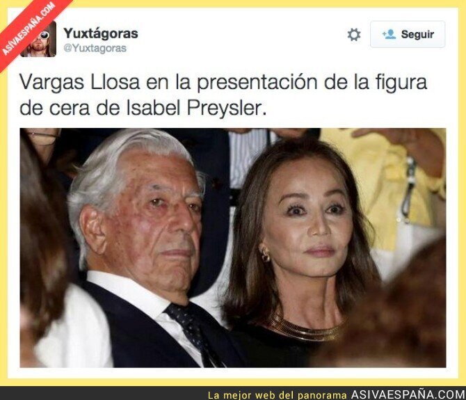 Vargas Llosa no se ha querido perder el evento