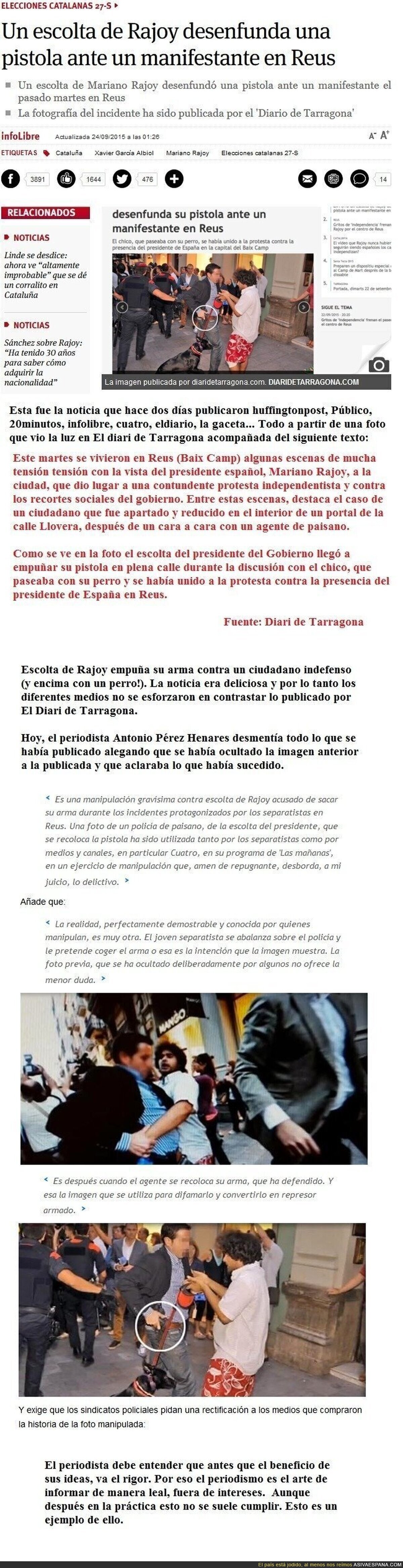 La verdad sobre el escolta de Rajoy