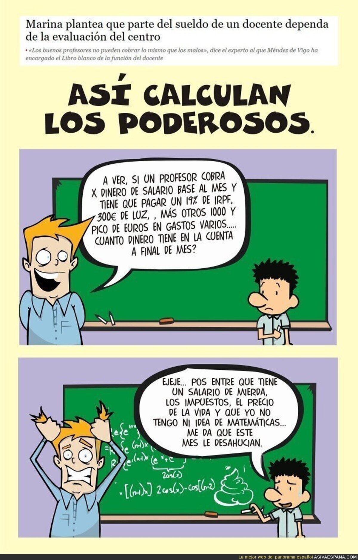 Por si no tenían suficiente los profesores...
