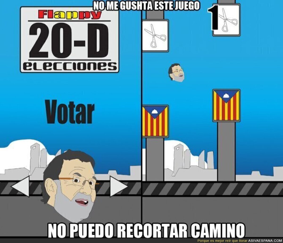 Flappy 20-D Elecciones - El juego para las elecciones españolas