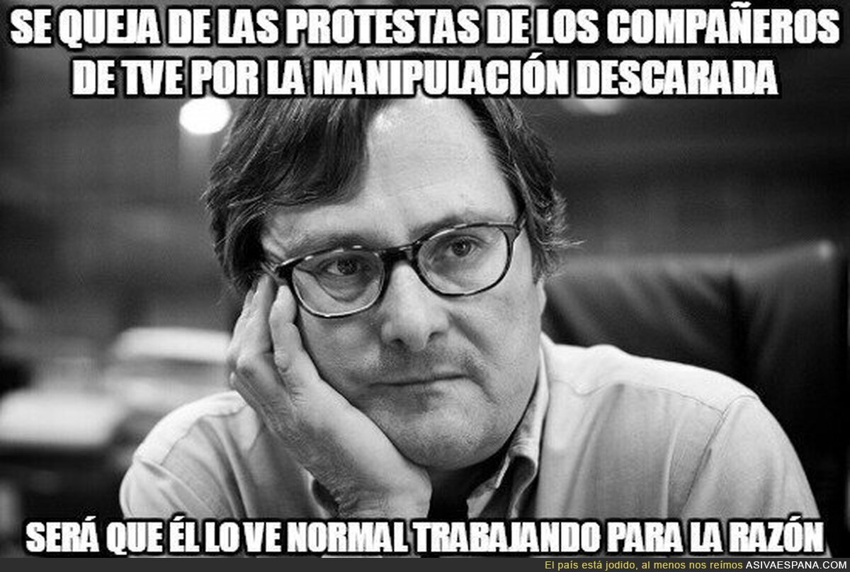 Insultando a compañeros, muy bien Marhuenda