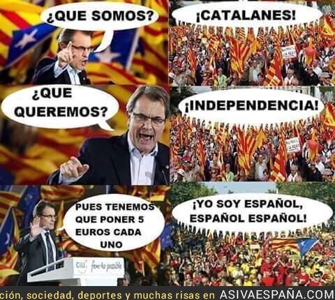 Así de fácil se debería solucionar los problemas en Cataluña