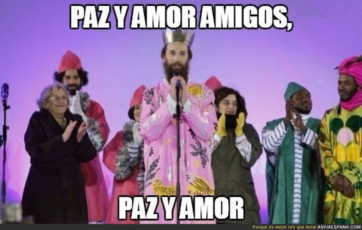 Mensaje del Rey Gaspar en Madrid