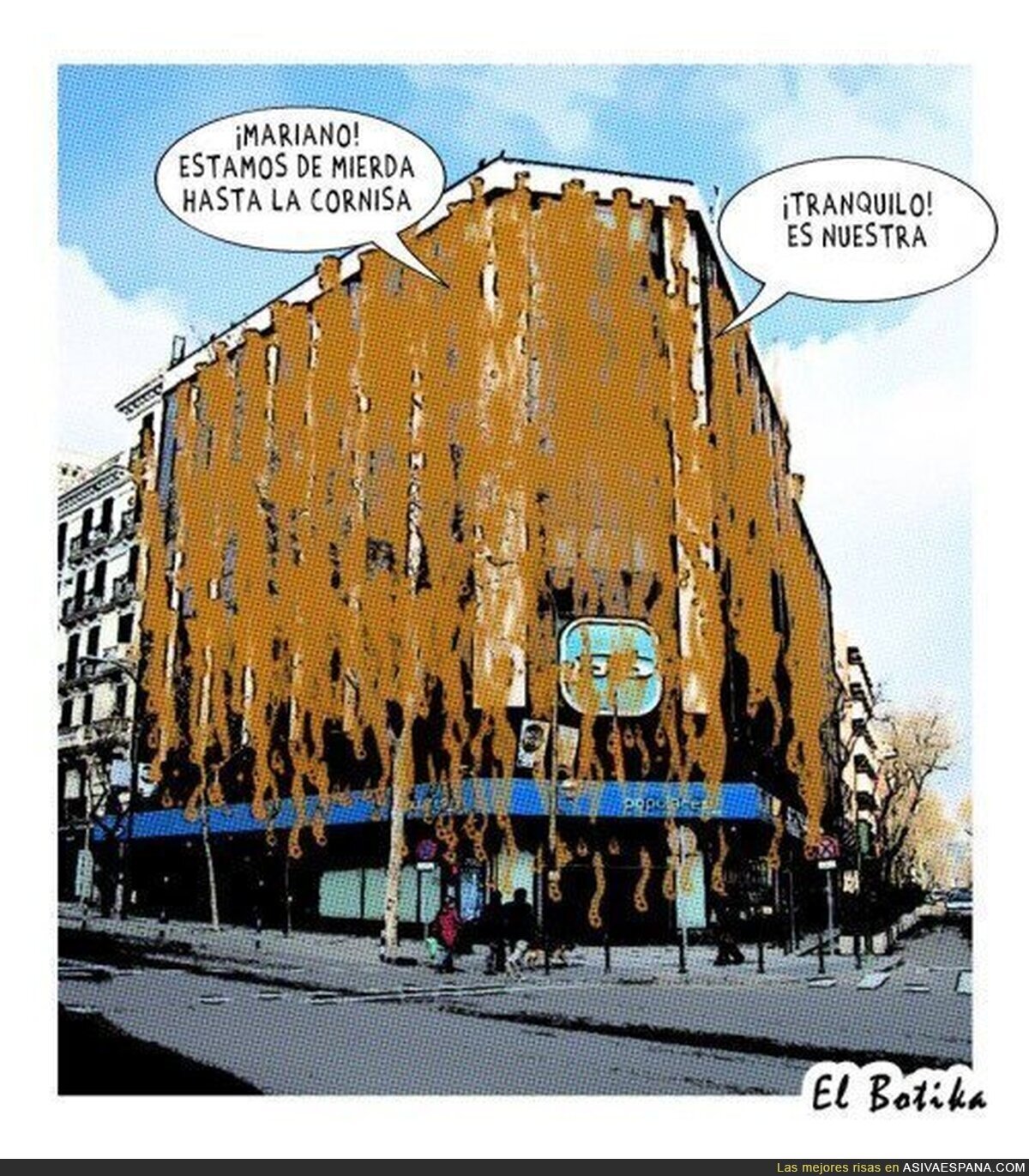 La nueva sede del PP... ná, la de siempre
