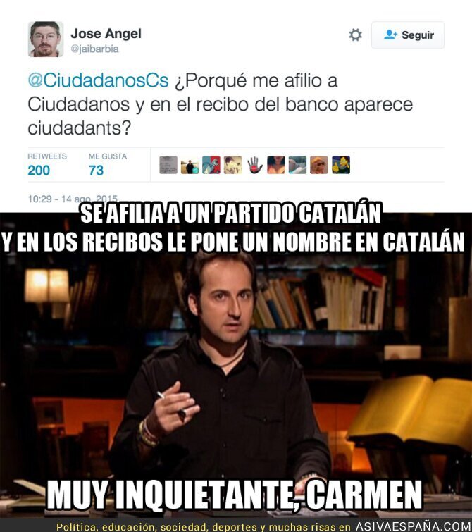 Hoy, en Cuarto Milenio: la inteligencia de este afiliado a Ciudadanos Hoy, en Cuarto Milenio: la inteligencia de este afiliado a Ciudadanos