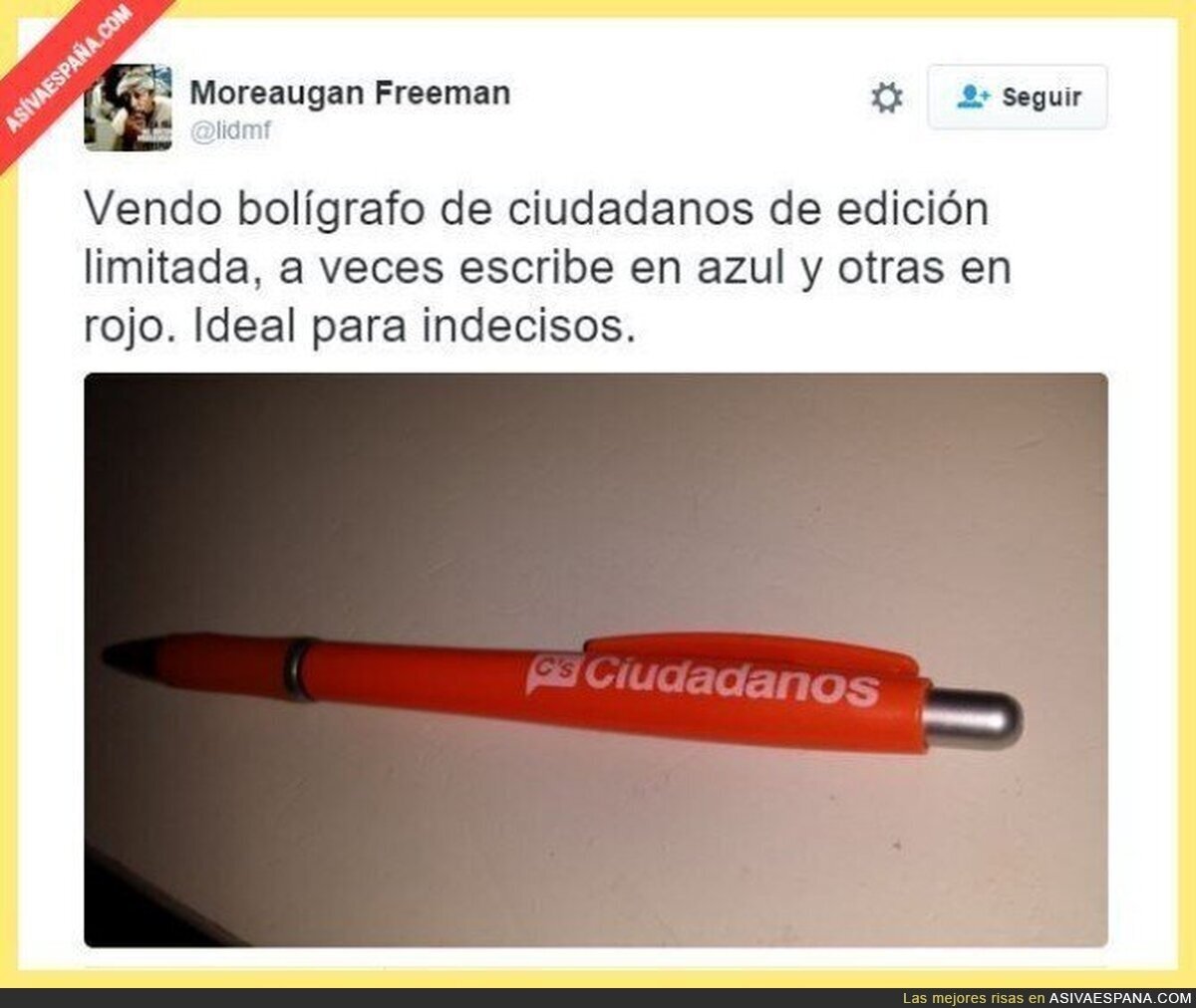 Una oferta de un bolígrafo increíble